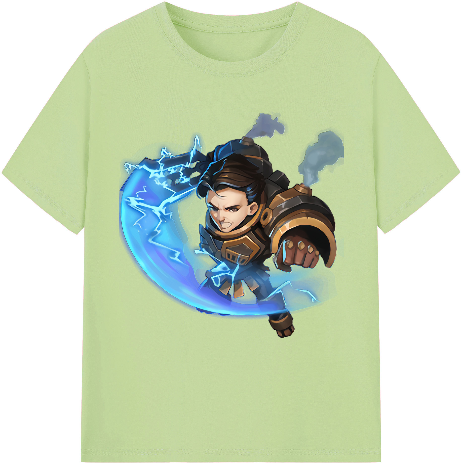 リーグ・オブ・レジェンド League of Legends LOL 綿100％半袖Tシャツ（フロントプリント）